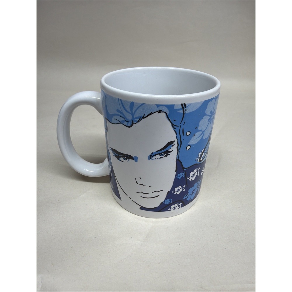 2015 Elvis Presley Enterprises "Blue Hawaii" Ceramic Mug With Picture Of Elvis